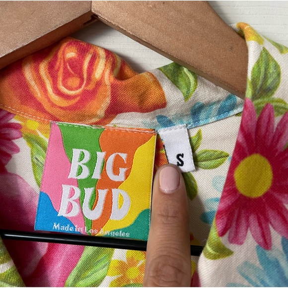 Big Bud Press Pantry Button-Up in Vintage Wallpaper - Picture 3 of 4